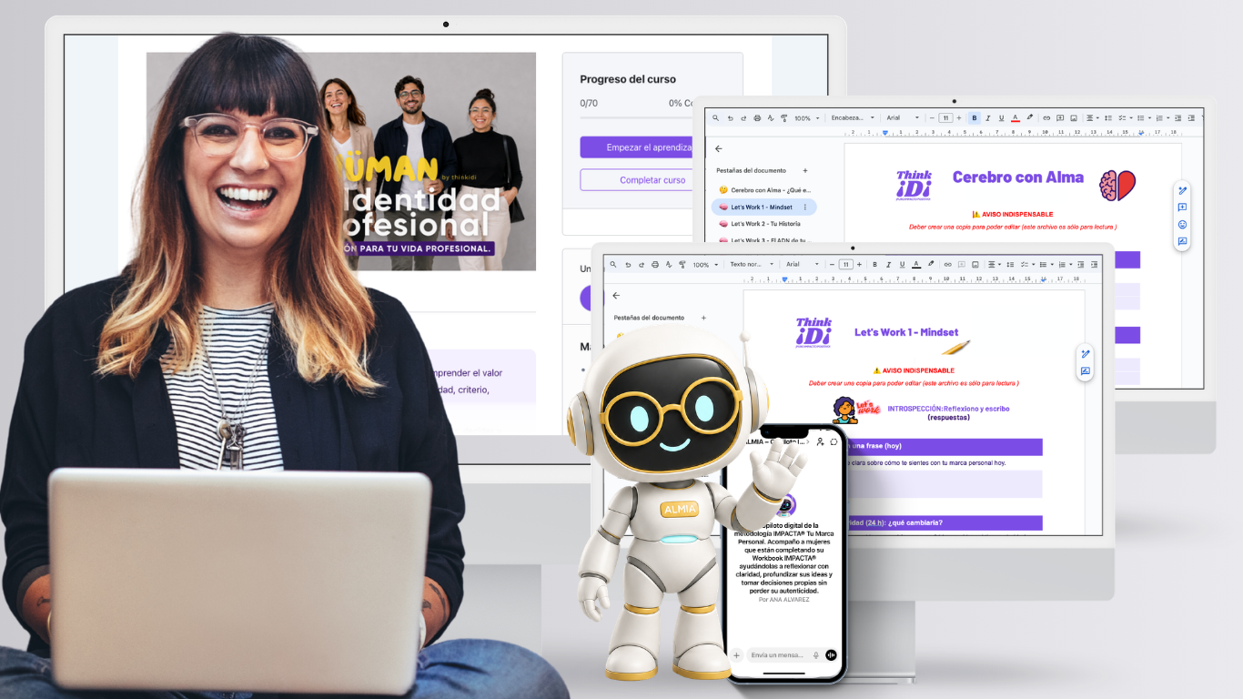 Lo que incluye el Workbook Digital Tu Identidad Profesional