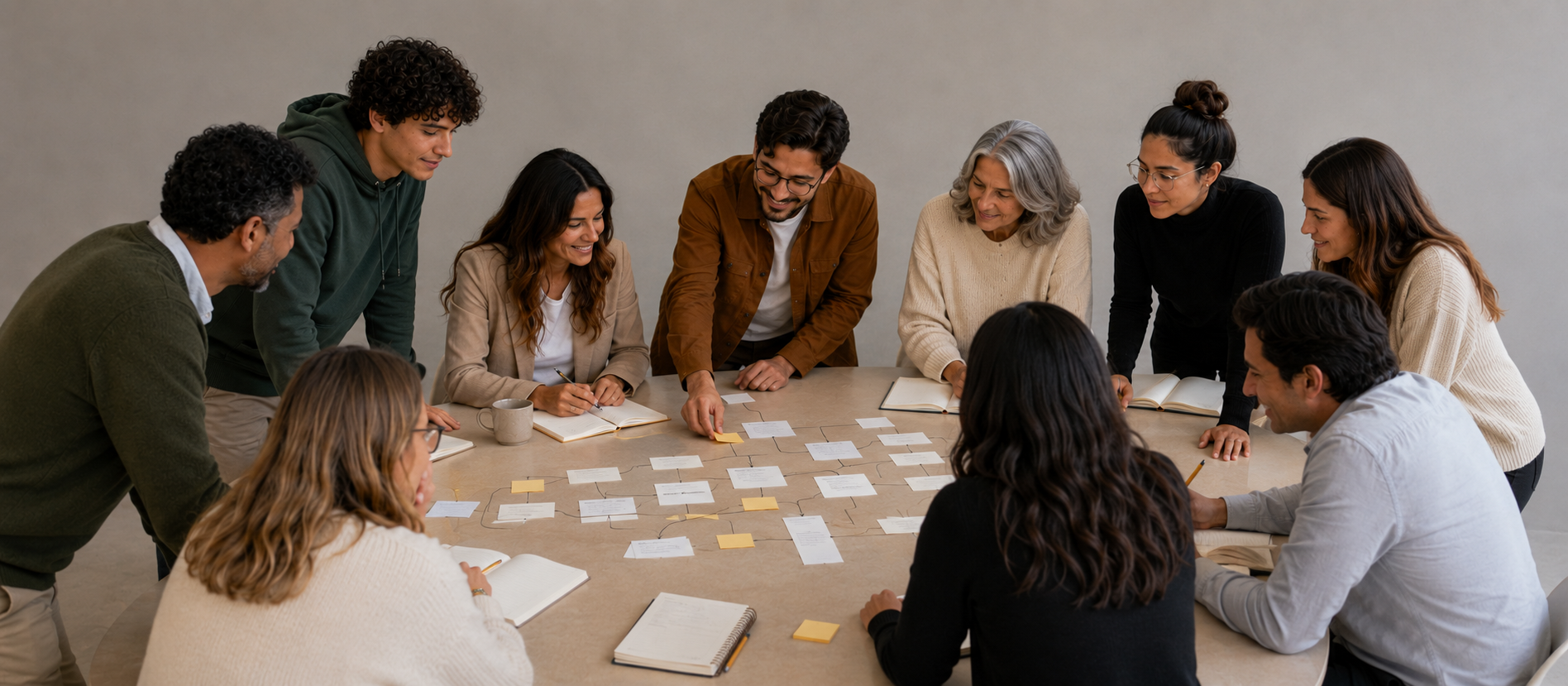 Participantes construyendo su identidad profesional y una meta compartida